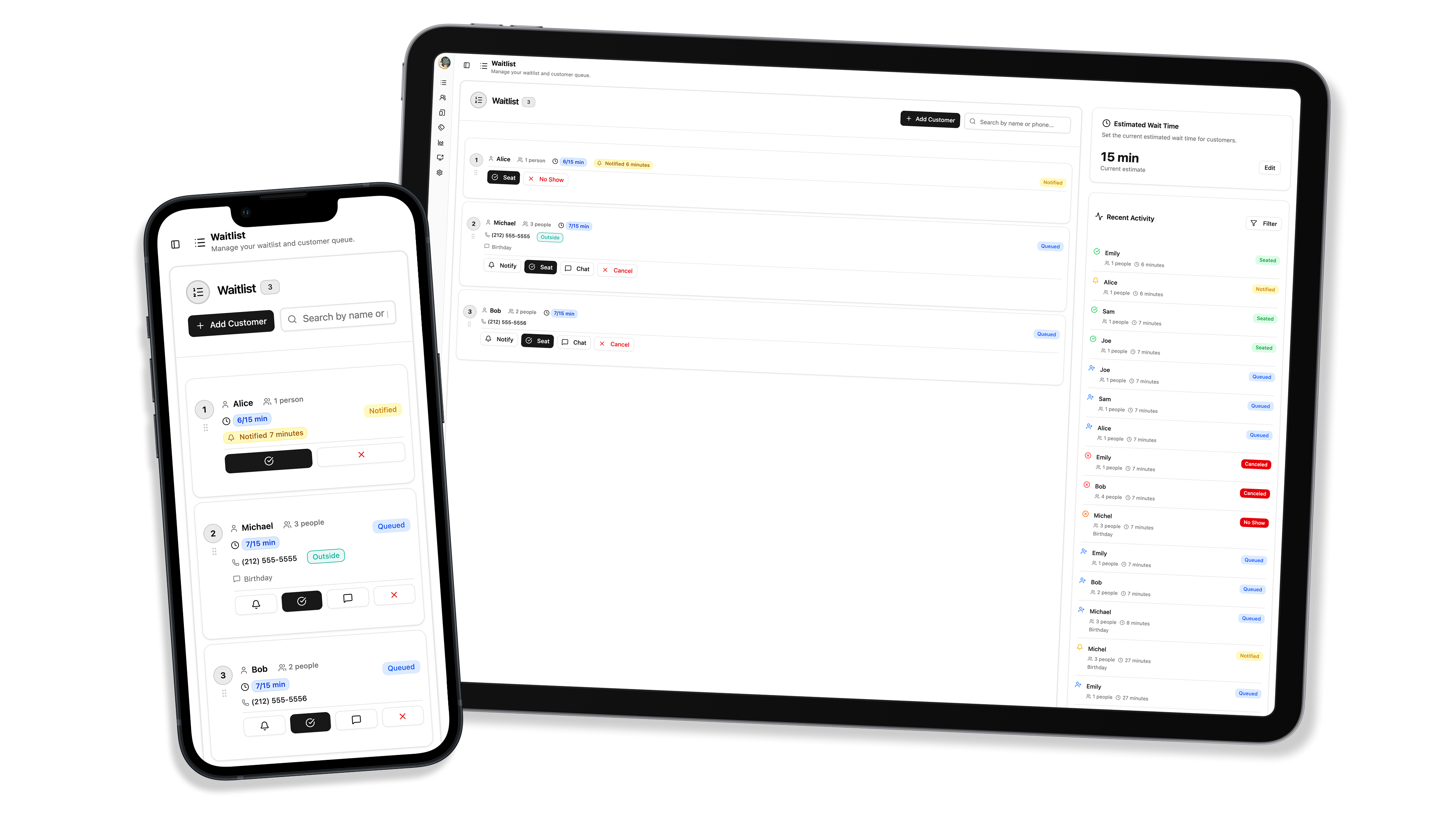 BuzzTurn Waitlist Management Dashboard